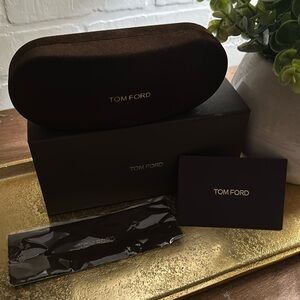 Tom ford New eyeglass case, box and cleaning cloth